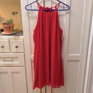 Bogo💞 bright Rosie red shift swing dress